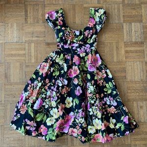 Stop Staring! Floral Dress